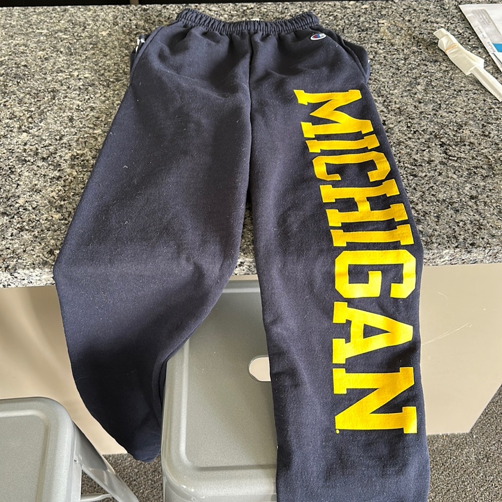 Michigan Wolverine Champion sweatpants size XS
